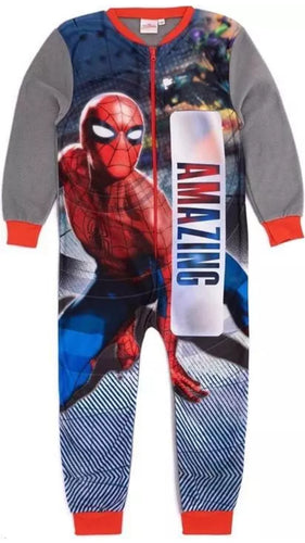 Boys Spiderman Fleece Pyjamas