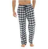 Mens Check Pyjama Sleep Trousers