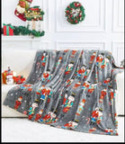 Christmas Sherpa Fleece Throws