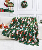 Christmas Sherpa Fleece Throws