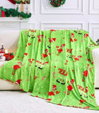 Christmas Sherpa Fleece Throws