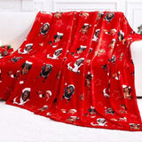 Christmas Sherpa Fleece Throws