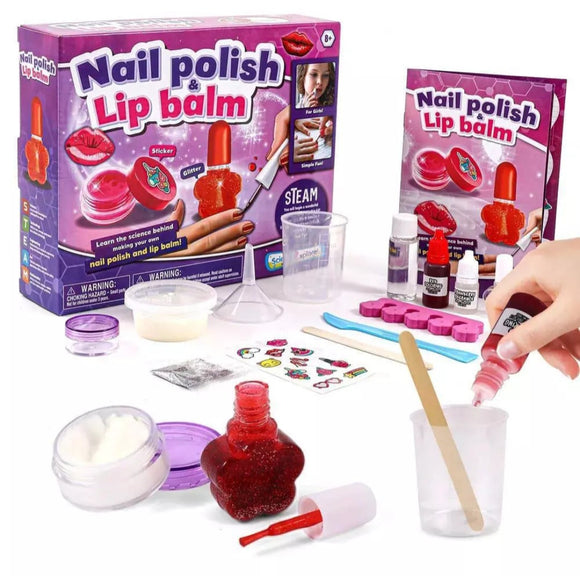 Nail Polish Lip Gloss and Lip Balm Making Kit