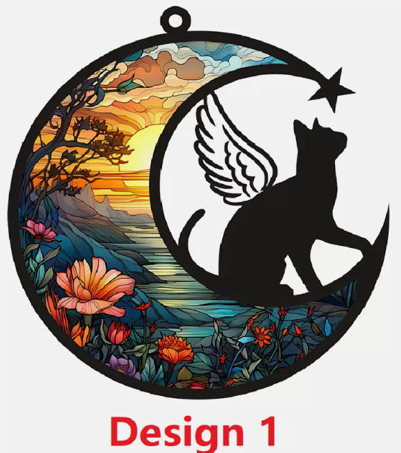 Personalised Dog Cat Memorial Suncatcher