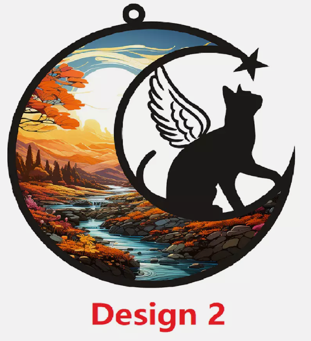 Personalised Dog Cat Memorial Suncatcher