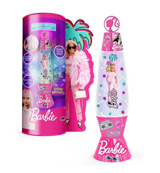 Barbie Bright Lava Lamp | Light Up Changing Colours Night Lamp | Make Ur Own Kit