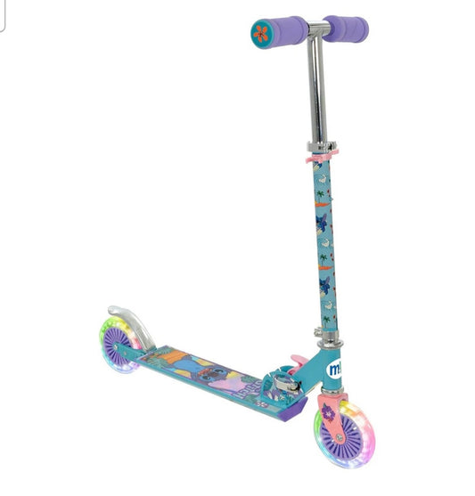 Stitch Folding Inline Scooter with Light Up Wheels