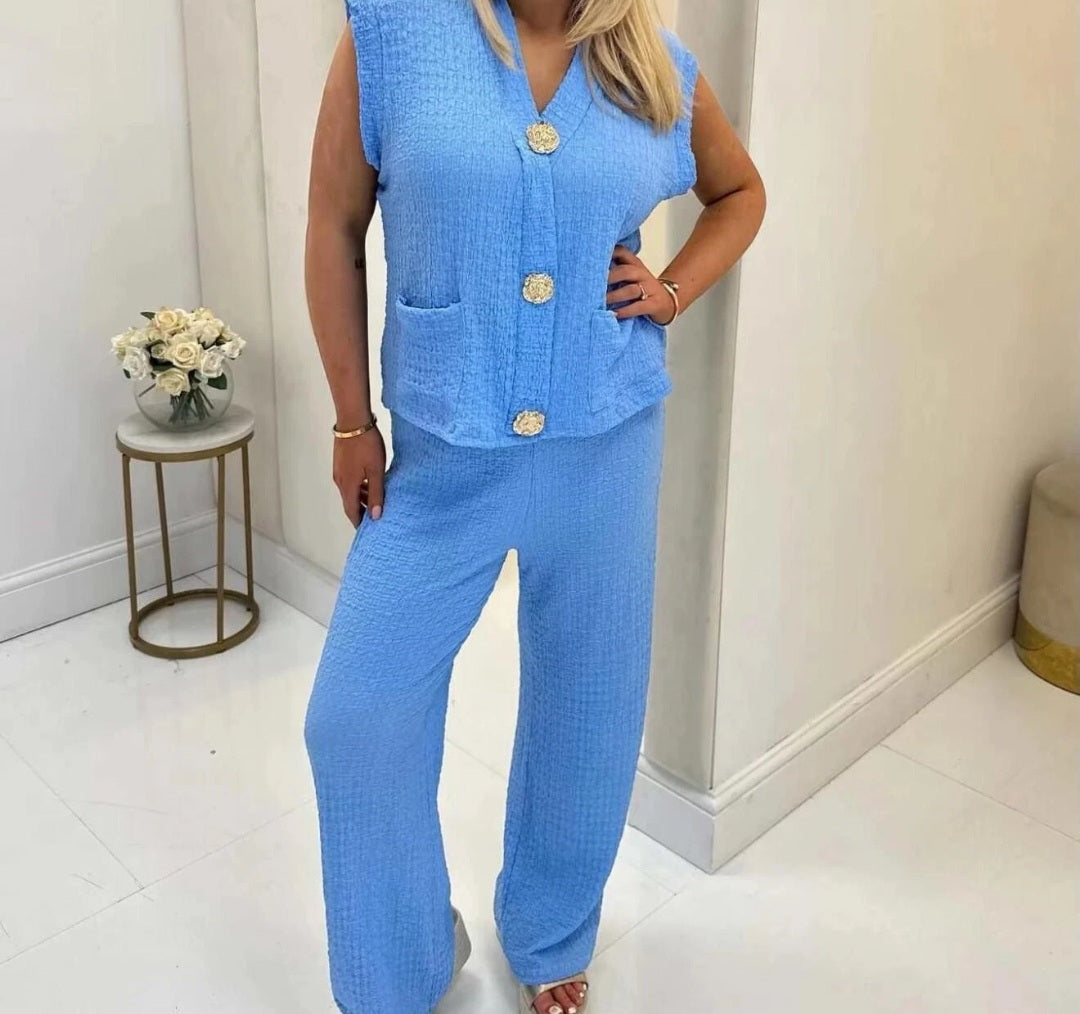 Womens Gold Clip Loungewear