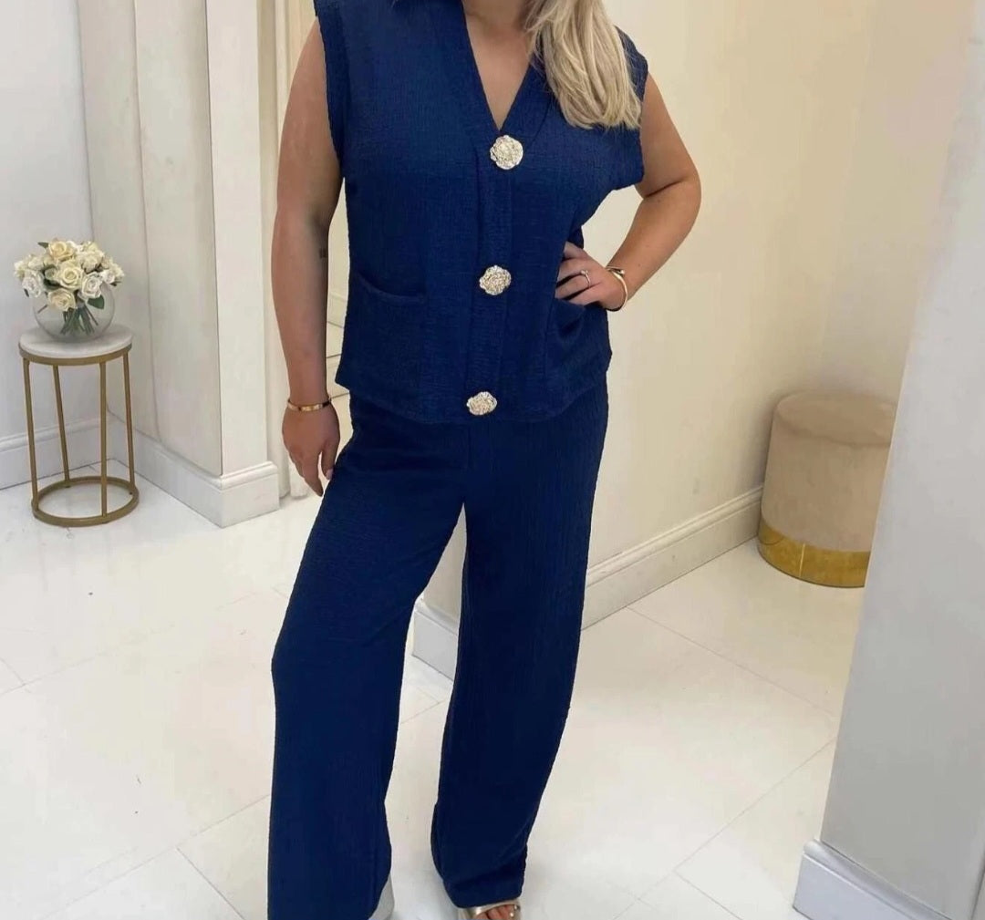 Womens Gold Clip Loungewear