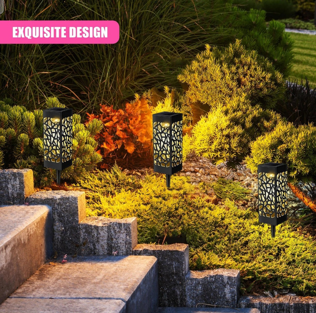 3x Solar Stake Lights