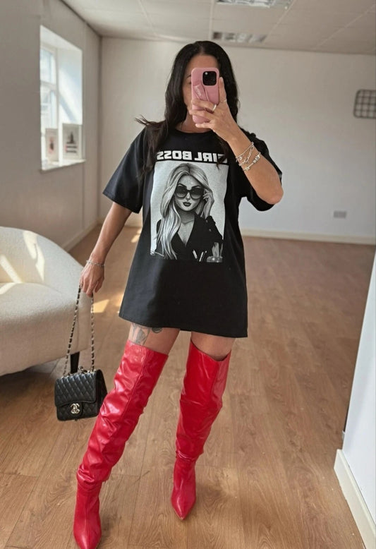 Womens Girl Boss T Shirt