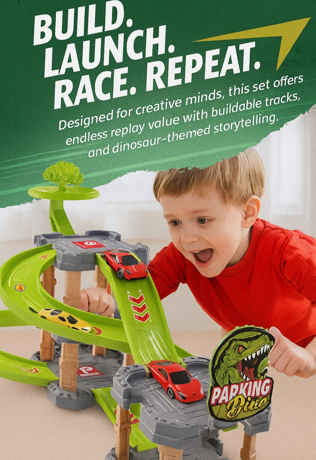 Dinosaurs Parking Lot