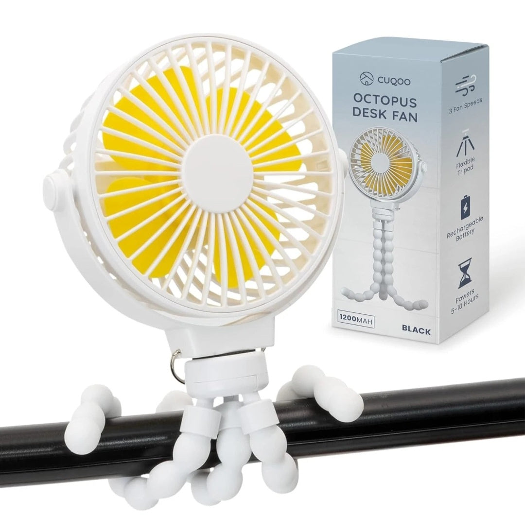 Portable Octopus Mini Desk Fan