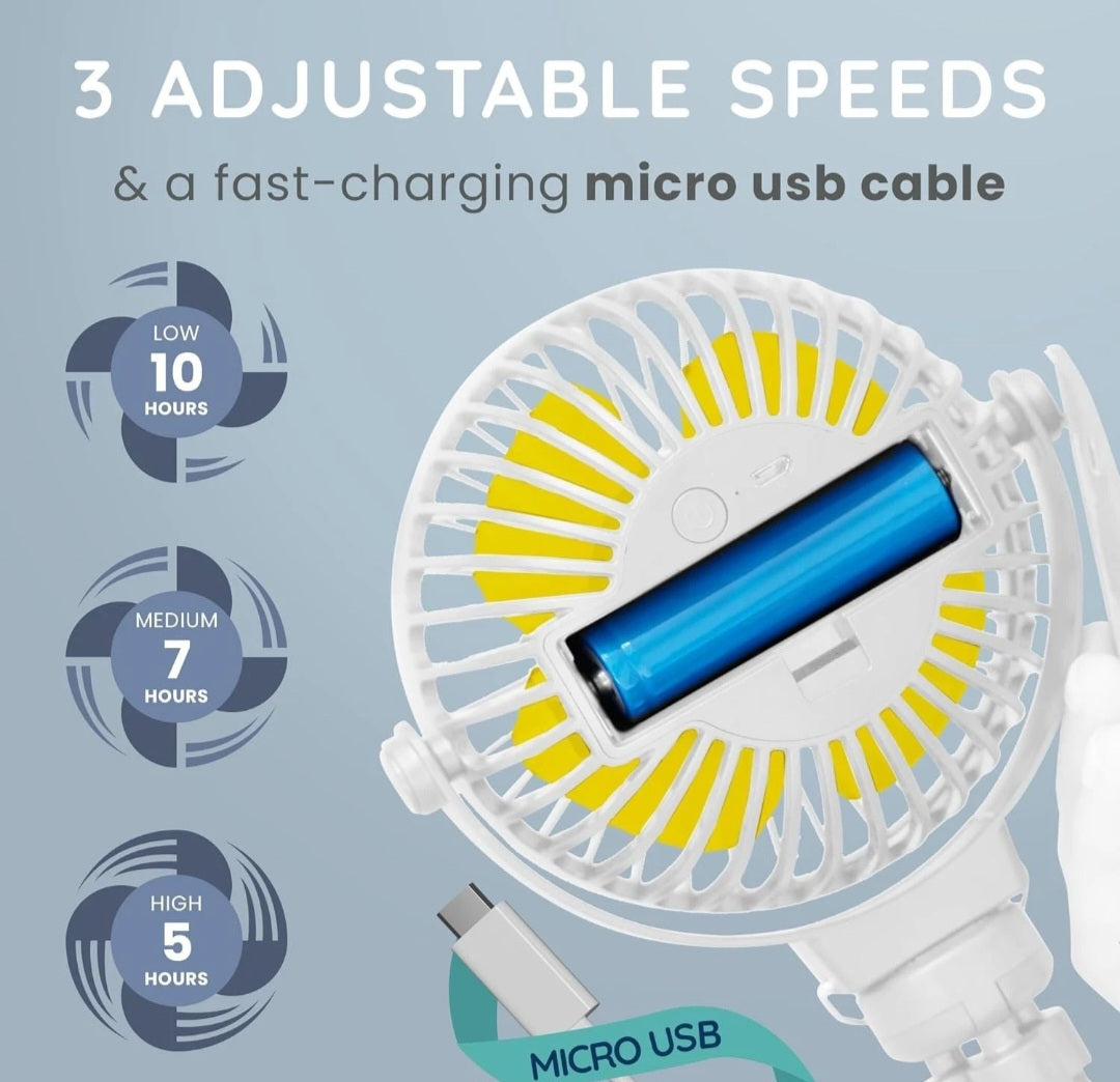 Portable Octopus Mini Desk Fan