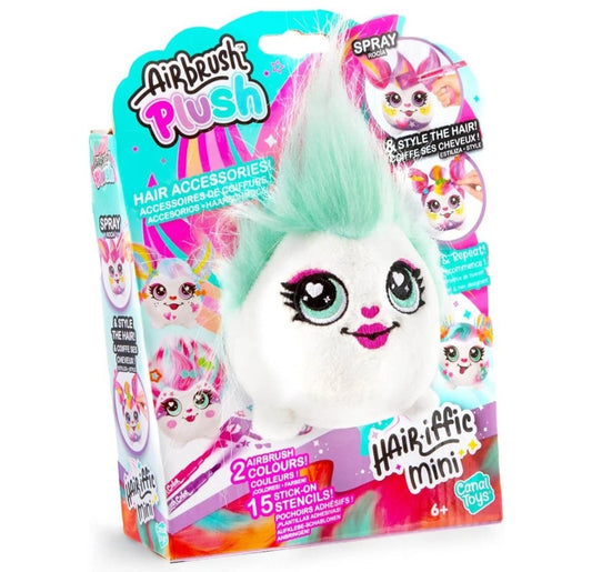 Hair'iffic Mini Soft Plush Toy With Brushable Hair & Accessories