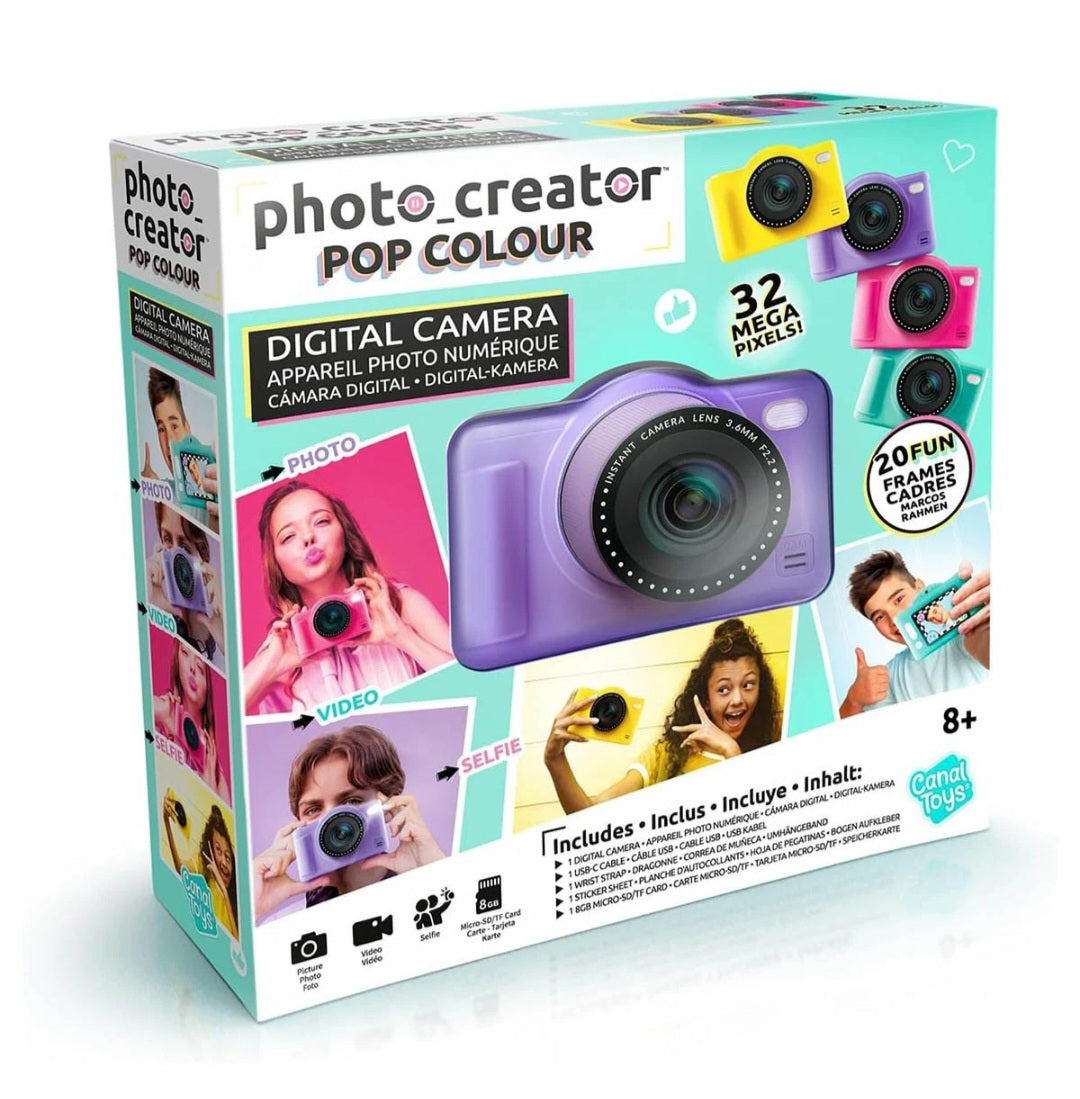 Photo Creator Pop Colour Camera Purple