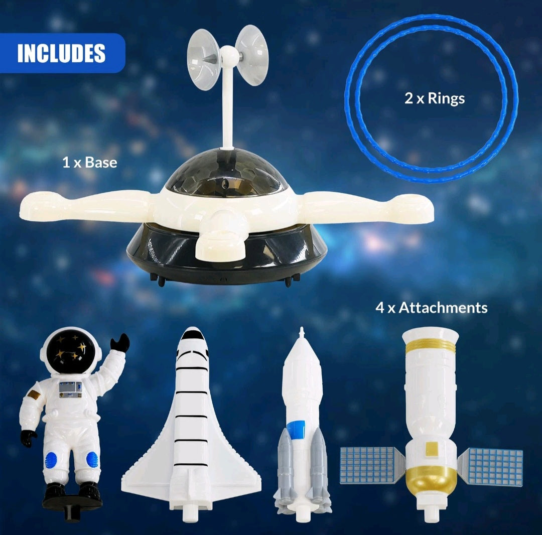 Rotating Light Up Space Toy