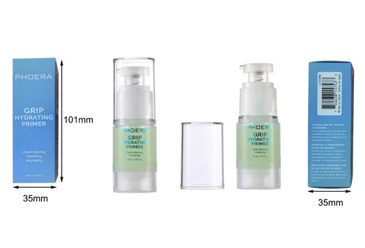 2 x  Phoera Hydrating Primer Smooth Grip Finish Instant Blurring Flawless Base