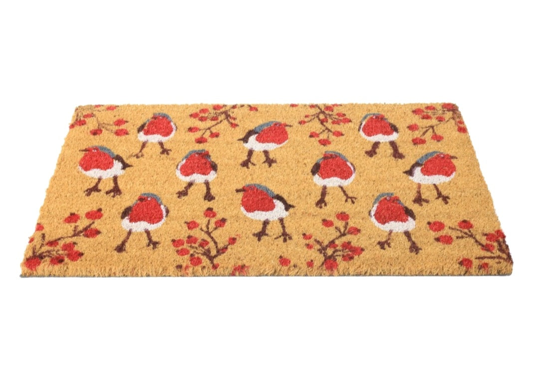 Non Slip Christmas Coir Doormat