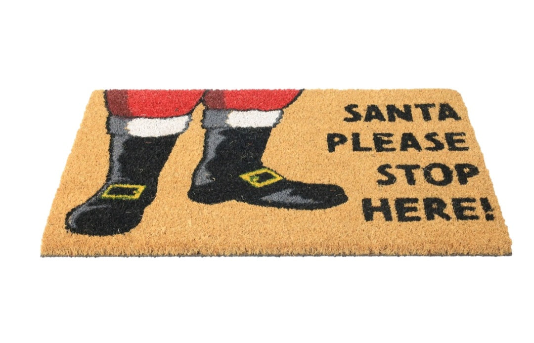Non Slip Christmas Coir Doormat