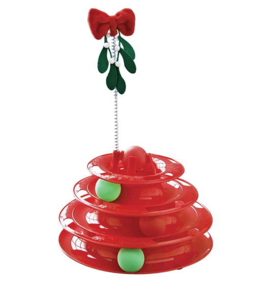 Tower Track Ball Chaser Cat Toy