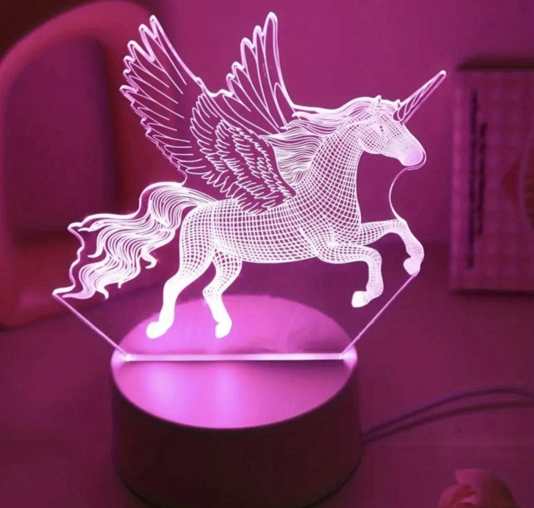Unicorn 3D Night Light
