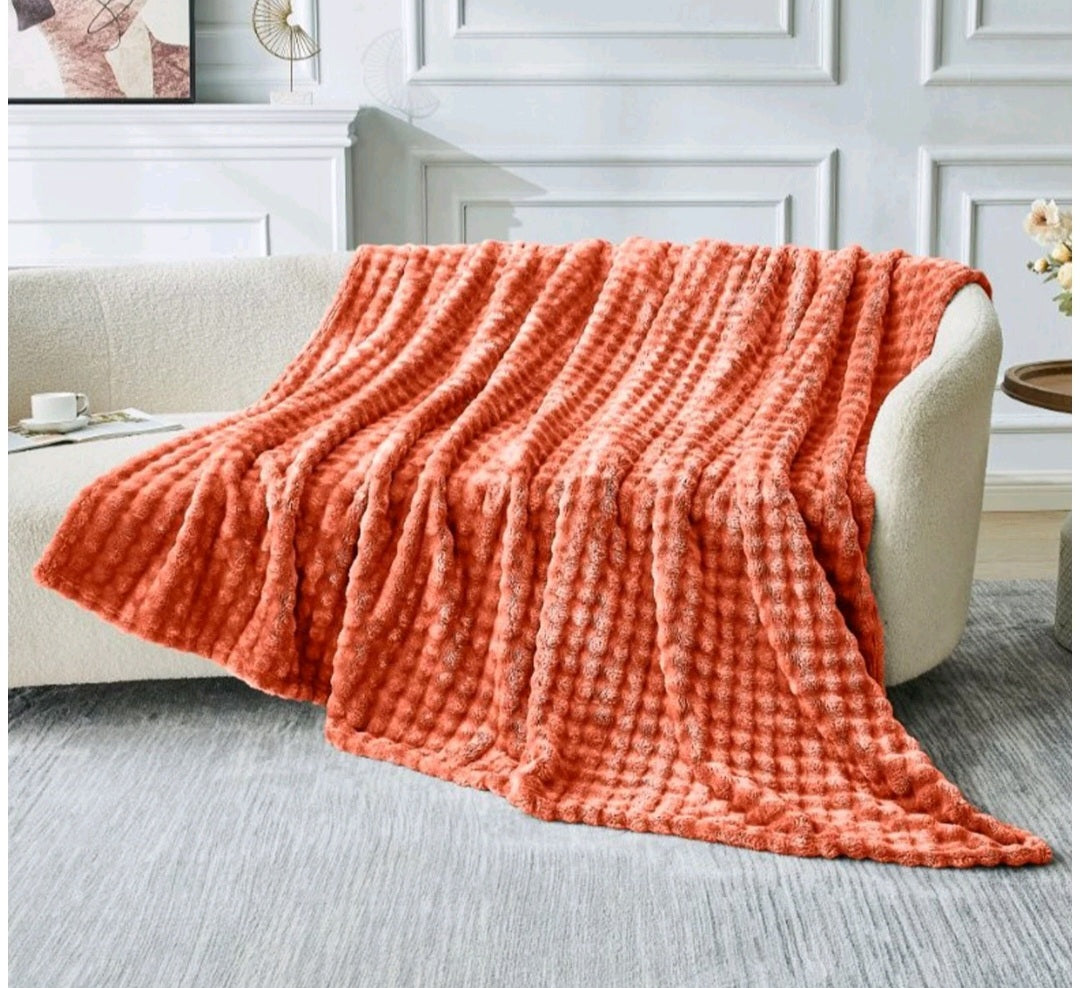 BUBBLE JACQUARD THROW