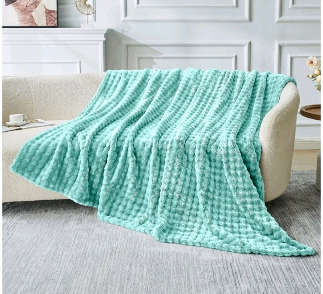 BUBBLE JACQUARD THROW