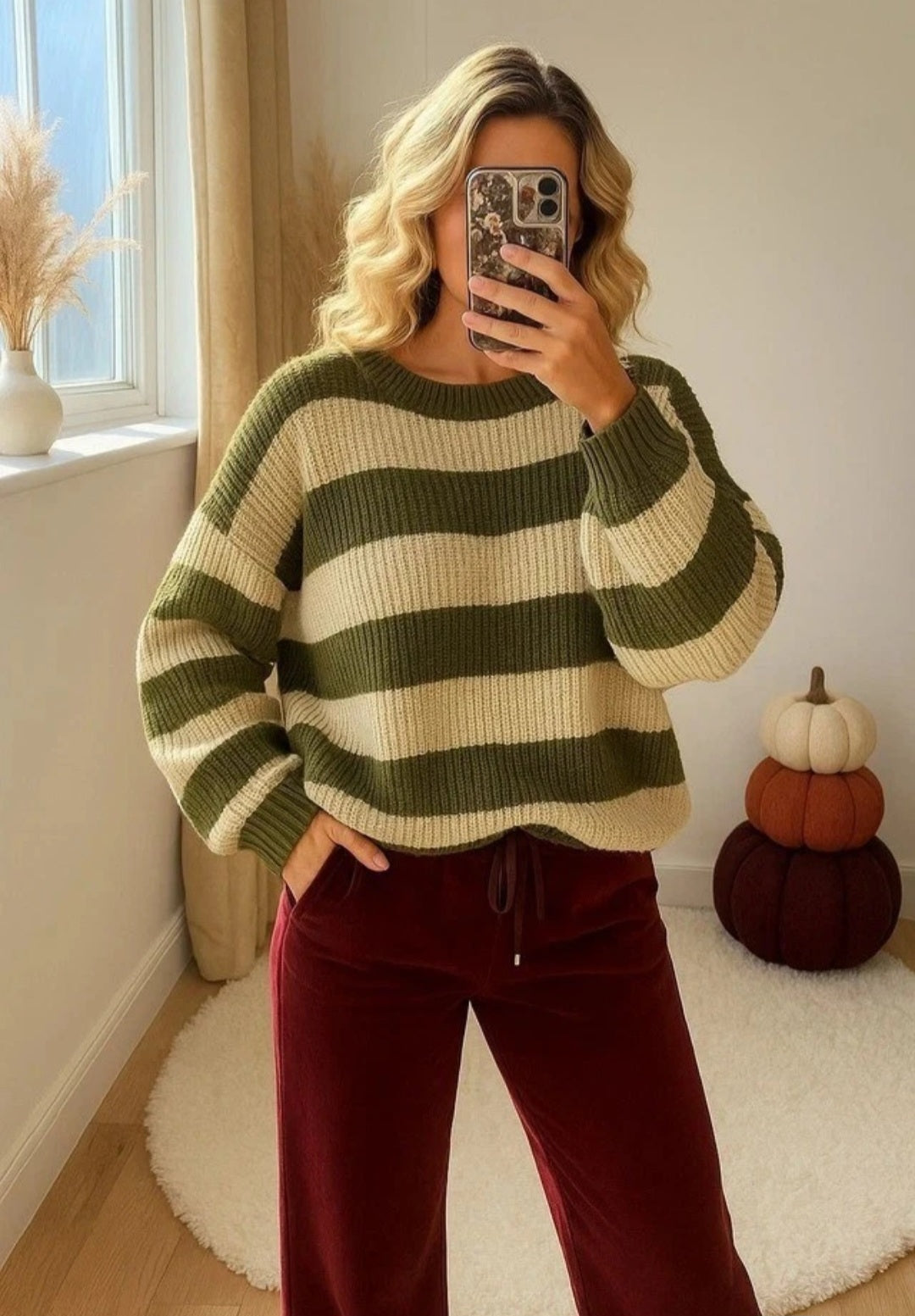 Women Chunky Knitted Jumper