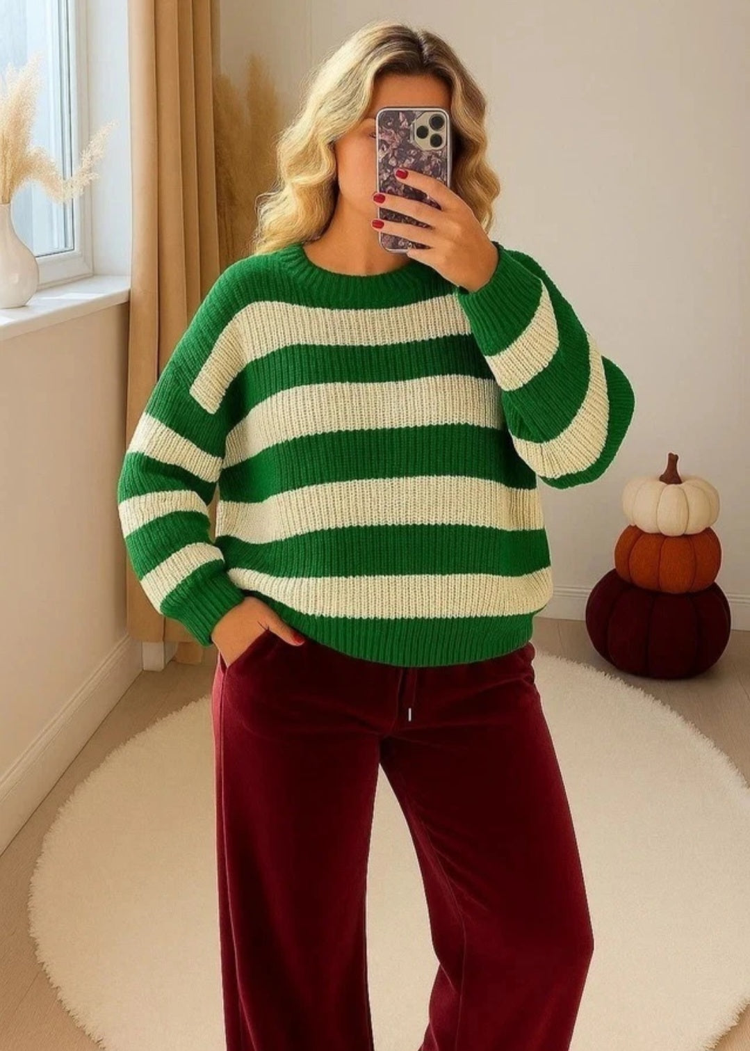 Women Chunky Knitted Jumper