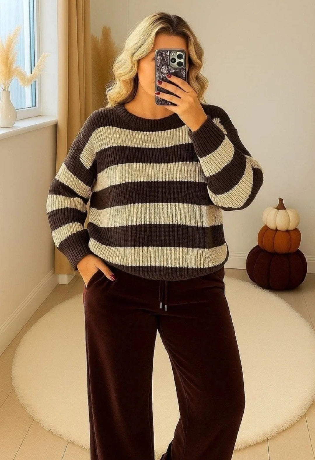 Women Chunky Knitted Jumper