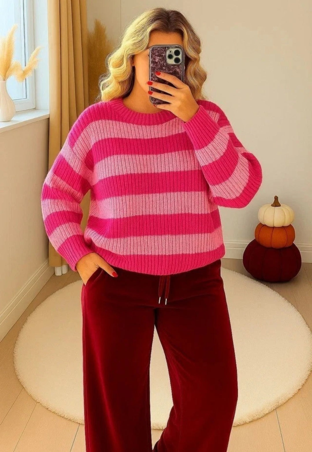 Women Chunky Knitted Jumper
