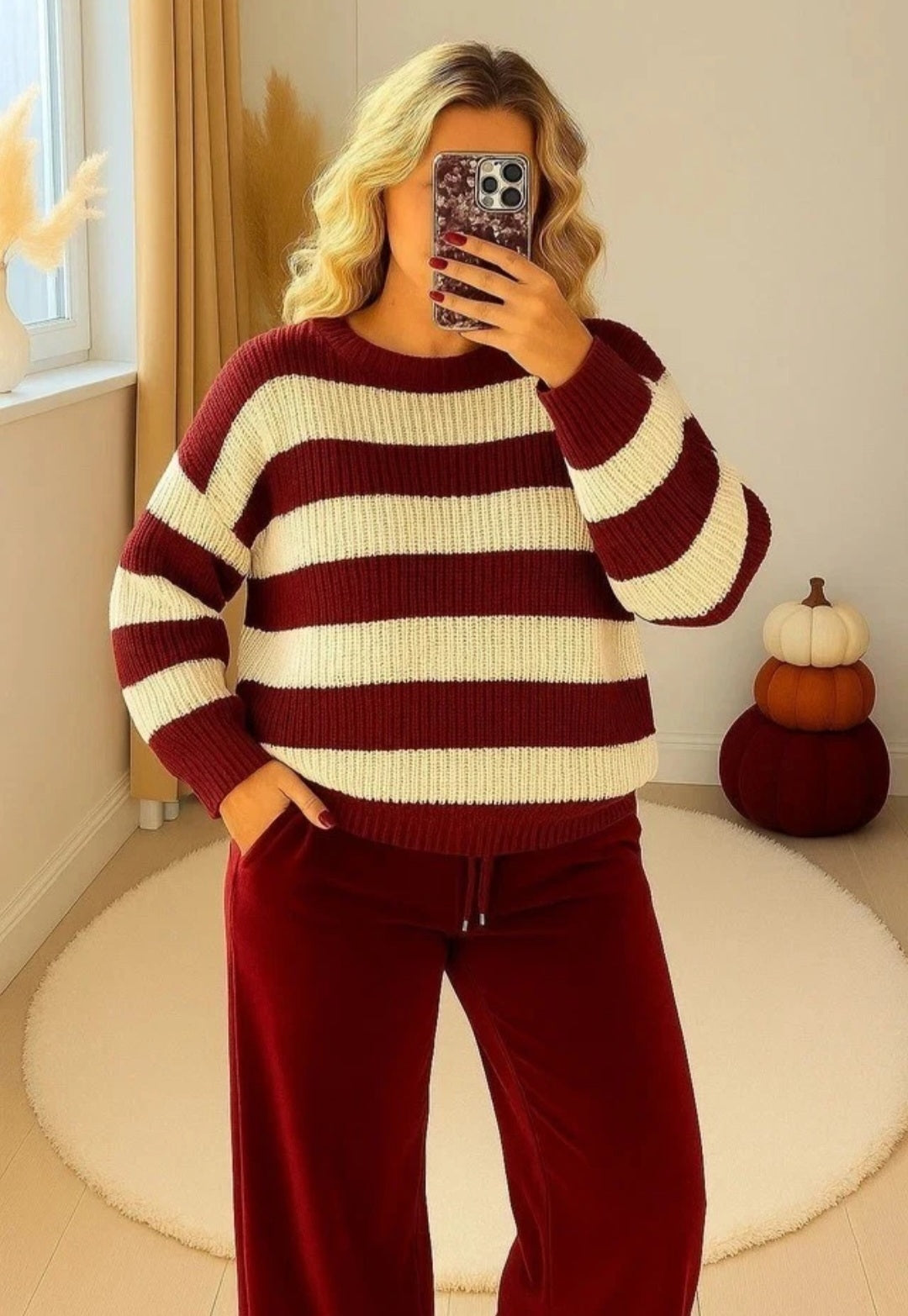 Women Chunky Knitted Jumper