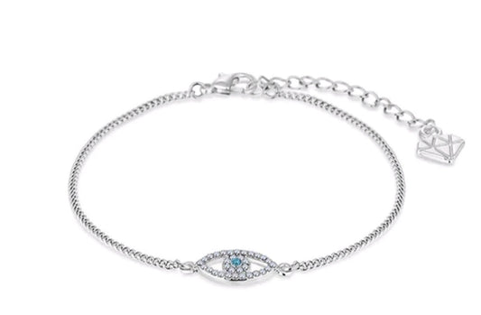 Diamond Style Evil Eye Bracelet