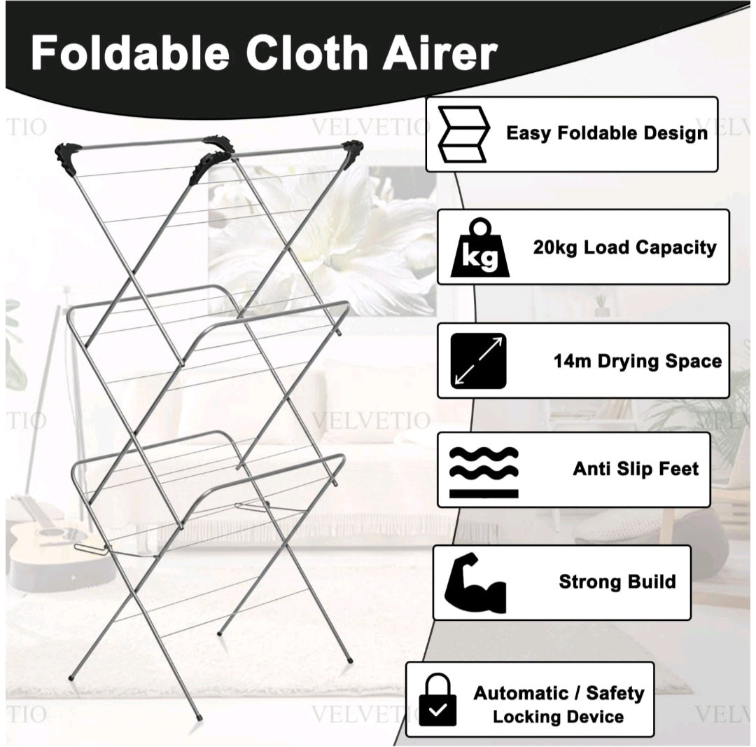 3 Tier Clothes Dryer Airer
