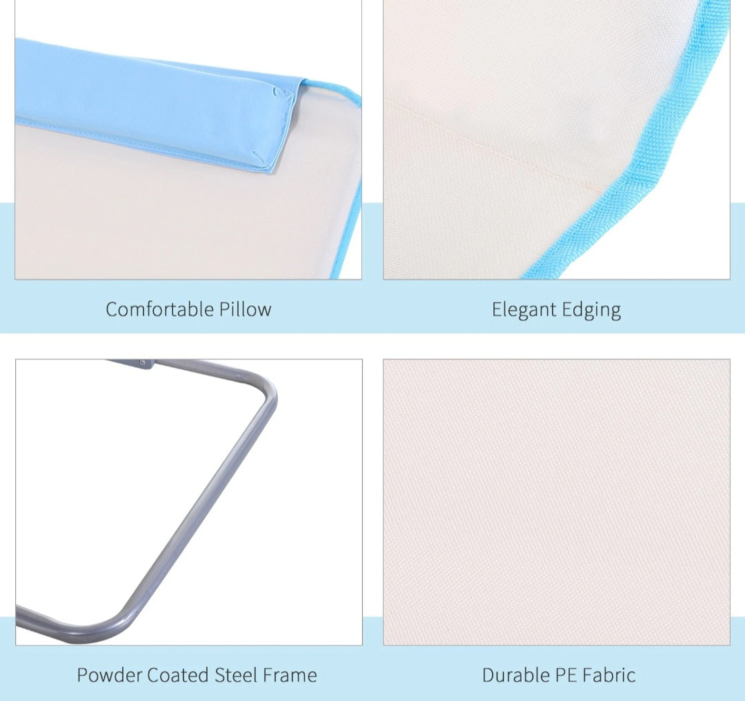 Set Of 2 Beach Mat Seats