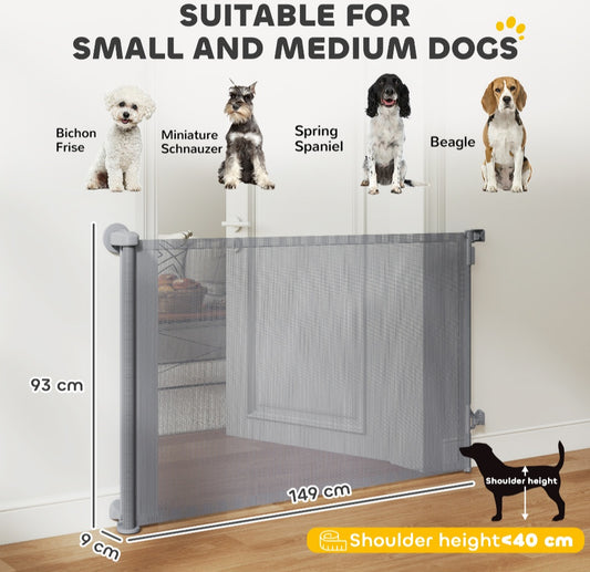 Retractable Stair Gate for Dogs