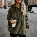 Long Sleeve Warm Fleece Hoodie