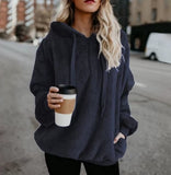 Long Sleeve Warm Fleece Hoodie