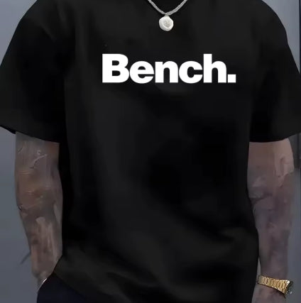Mens Cotton Bench Print Tshirt