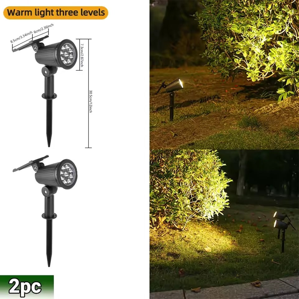 LED Solar Spot Lights 2 Pack