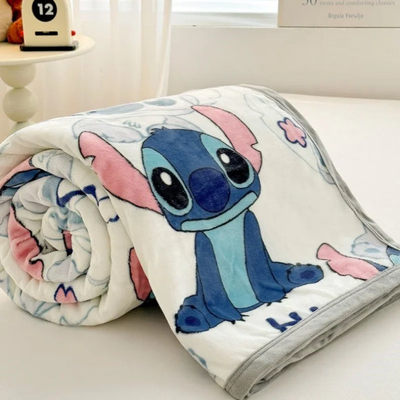 Stitch Cartoon Soft Throw