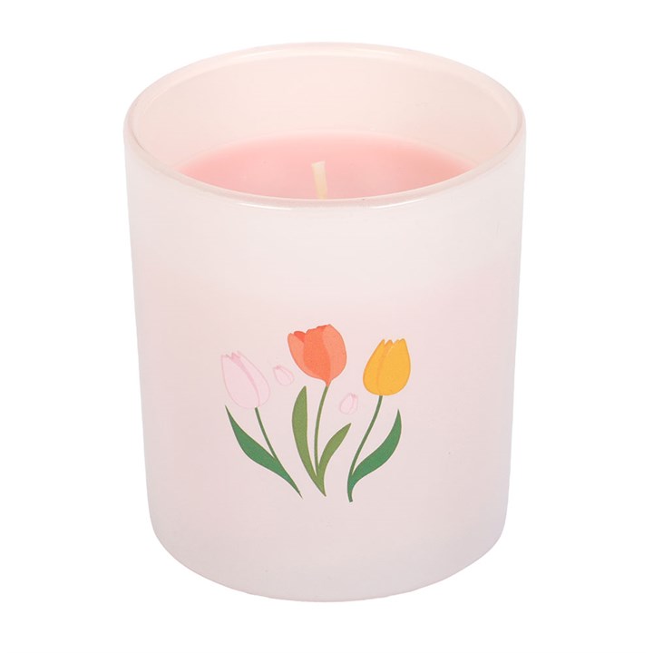 If Mums Were Flowers French Tulip Candle