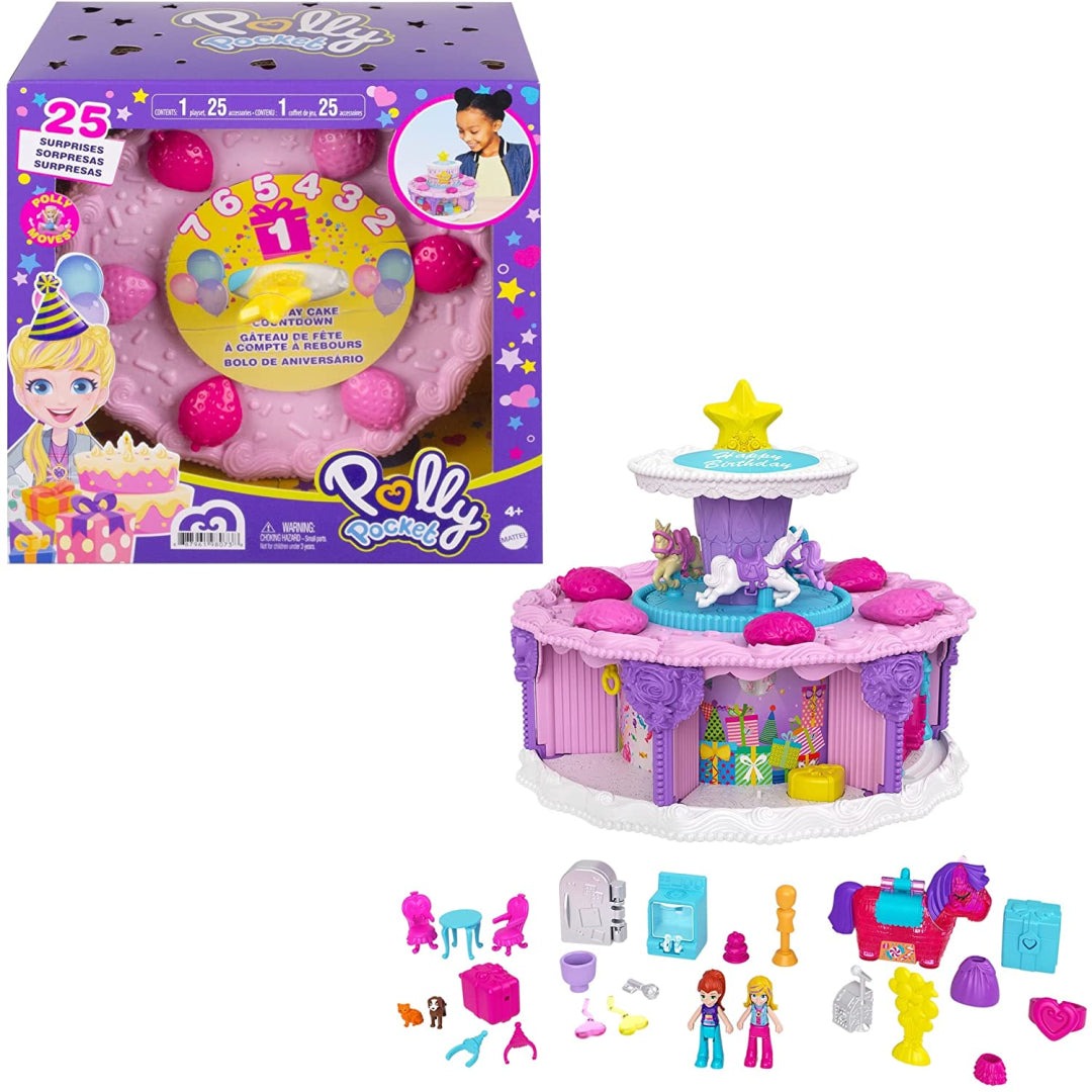 Polly Pocket Birthday Cake Countdown