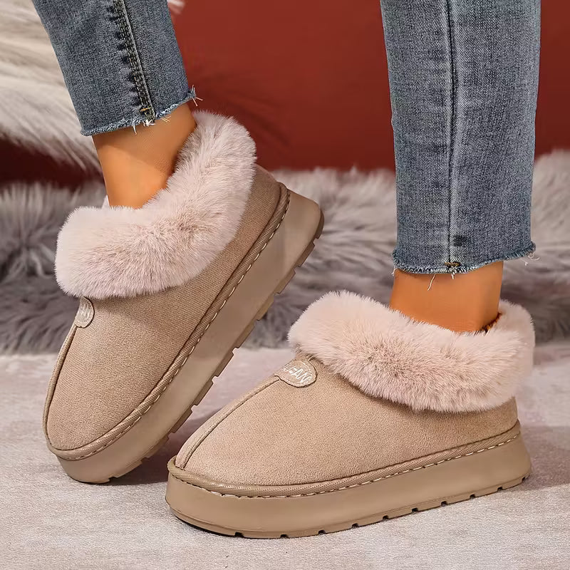 A Pair of Fashionable Home Warm Slippers