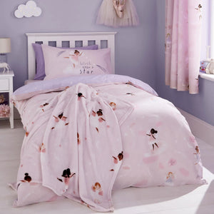 Pink Duvet Cover Set-Dancing Fairies Reversible