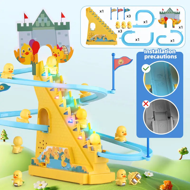 Yellow Duck Track Toy