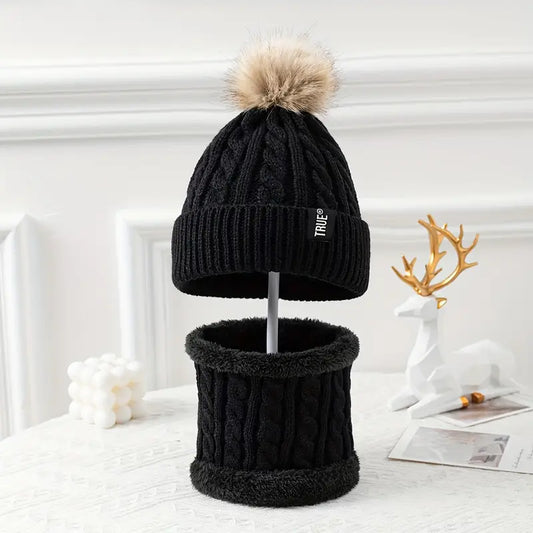 Kids Beanie Hats and Scarves Sets