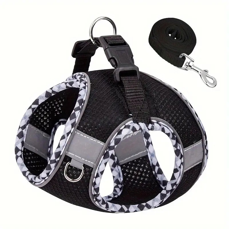 Comfortable No Pull Dog Harness Set