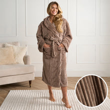 Load image into Gallery viewer, Ribbed Fleece Dressing Gown, Adults